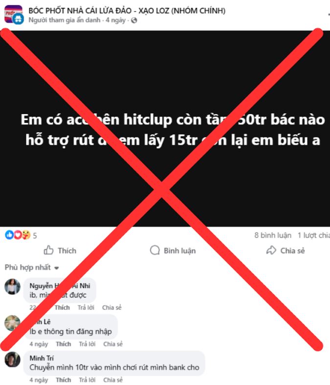 Những bài viết như Hitclub lừa tiền nhan nhản nhưng vô căn cứ